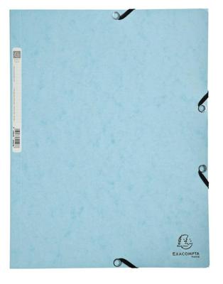 Elastomap exacompta aquarel a4 3 klep 400gr blauw Elastomap exacompta aquarel a4 3 klep 400gr blauw