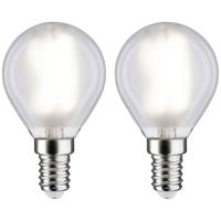 Paulmann 28919 LED-lamp Energielabel F (A - G) E14 Kogel 4.8 W = 40 W Neutraalwit (Ø x h) 45 mm x 78 mm 2 stuk(s) - thumbnail