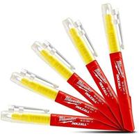 Milwaukee Accessoires inkzall markers fluo geel - 5pc. - 48223201 - thumbnail