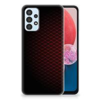 Samsung Galaxy A13 4G | TPU bumper | Geruit Rood - thumbnail