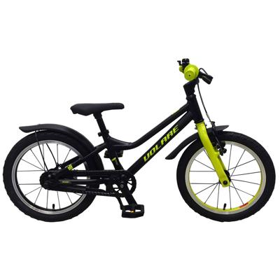 Volare blaster kinderfiets - jongens - 16 inch - zwart geel - prime collection
