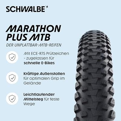SCHWALBE buitenband "marathon plus mtb" performance line tire marath.plus mtb perf.line 60-622