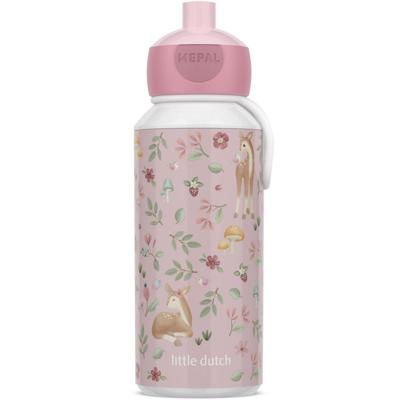 Mepal Pop-Up Drinkfles Little Dutch Fairy Garden 400 ml Roze Mepal Pop-Up Drinkfles Little Dutch Fairy Garden 400 ml Roze