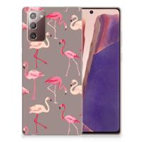 Samsung Note 20 | TPU Hoesje | Flamingo - thumbnail