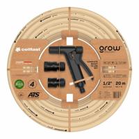 Slangset met accessoires Cellfast Grow 20 m Polyester PVC Polyethyleen Polypropyleen Ø 12 mm Beige (20 m) - thumbnail