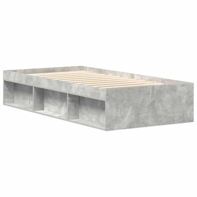 Bedframe betongrijs 90x190 cm