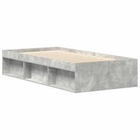 Bedframe betongrijs 90x190 cm - thumbnail