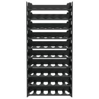 Wijnrek voor 60 flessen stapelbaar PP - thumbnail
