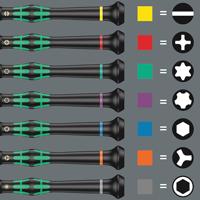 Wera Kraftform 12SB1 Micro-schroevendraaierset - thumbnail