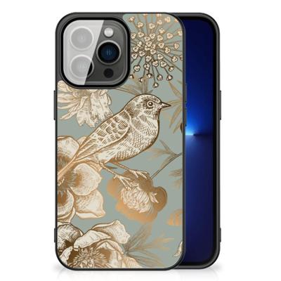 Bloemen Hoesje voor iPhone 13 Pro Vintage Bird Flowers Bloemen Hoesje voor iPhone 13 Pro Vintage Bird Flowers