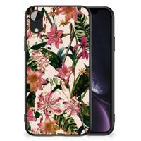 Apple iPhone XR Bloemen Hoesje Flowers - thumbnail