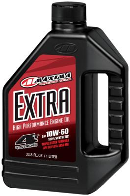 MAXIMA RACING OILS motorolie "extra 100 % synthetisch 4t". motoroil 4t 10w-60 maxima 1l extra