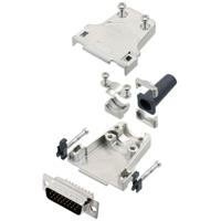 TRU COMPONENTS TCDTZF15HDP26K 7709392 D-sub male connectorset 180 ° Aantal polen: 26 Soldeerkelk 1 stuk(s) - thumbnail