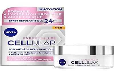 Nivea Cellular expert filler hyaluronzuur & foliumzuur 50 Milliliter Nivea Cellular expert filler hyaluronzuur & foliumzuur 50 Milliliter