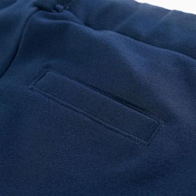 VidaXL Kinderbroek met zwarte bies 140 marineblauw