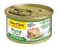 GimDog Pure Delight kip en lam - Eiwitrijke hondensnack, met mals vlees in heerlijke gelei - 12 blikken (12 x 85 g) - thumbnail