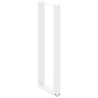 Bartafelpoten 2 st U-vormig 50x(100-101) cm staal wit