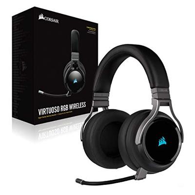 CORSAIR Gamer Headset VIRTUOSO RGB Wireless Zwart (CA-9011185-EU)