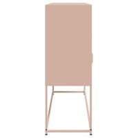 Dressoir 100,5x39x107 cm koudgewalst staal roze - thumbnail