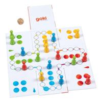 Goki xxl ludo in kubus bordspel - thumbnail