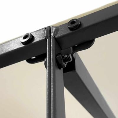 Luifel 4x3 m 180 g/m stof en staal crmekleurig