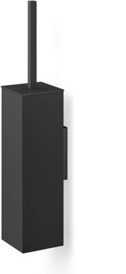 Zack Carvo Toiletborstelhouder - gesloten - wandmontage - zwart 40510 Zack Carvo Toiletborstelhouder - gesloten - wandmontage - zwart 40510
