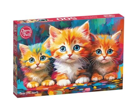 Three Little Hearts Puzzel 500 Stukjes