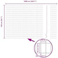 Euro Hek Zilver 1.5 x 10 m Warmverzinkt ijzer - thumbnail