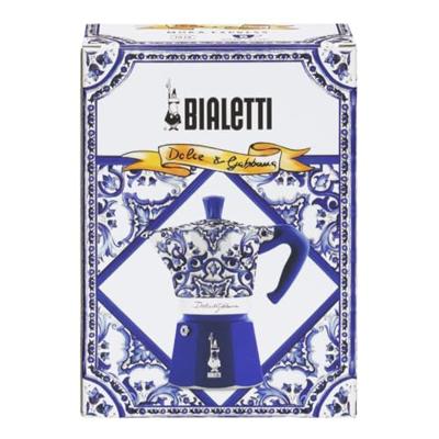 Italiaanse Koffiepot Bialetti MOKA D&G Blauw Aluminium 6 Kopjes Italiaanse Koffiepot Bialetti MOKA D&G Blauw Aluminium 6 Kopjes