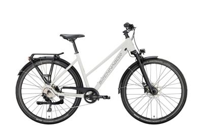 BRENNABOR trekkingfiets "t-60" mod. 22 bike brennab. t-60 28/50 trap. 18sp grey/grey