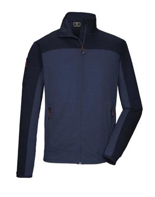 Killtec KOS 42 FLX Softshell Jas Heren Dark Blue/Dark Navy (Tonal Melange) XXL