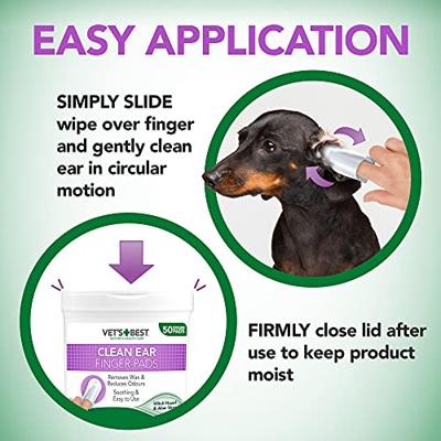 VETS BEST CLEAN EAR FINGER PADS - thumbnail