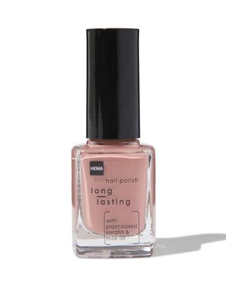 HEMA Long lasting nagellak 002 cool coffee (lichtbruin)