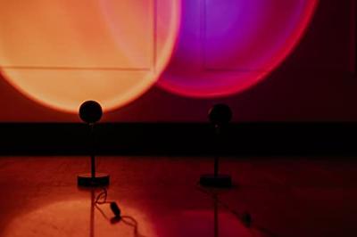 Zonsondergang lamp - Zwart