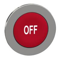 Schneider Electric ZB4FA435 ZB4FA435 Plat, Terugstelbaar (Ø) 30.5 mm OFF Chroom, Rood 1 stuk(s) - thumbnail