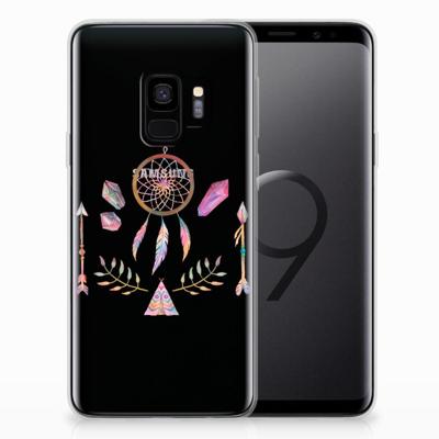 Samsung Galaxy S9 Telefoonhoesje met Naam Boho Dreamcatcher Samsung Galaxy S9 Telefoonhoesje met Naam Boho Dreamcatcher