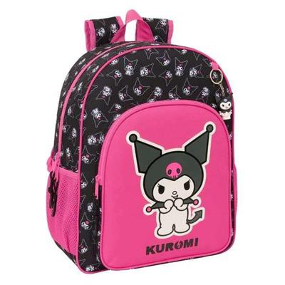 Schoolrugzak Kuromi Zwart Fuchsia 33 x 42 x 14 cm