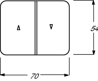 Busch-Jaeger Afdekking Jaloezie-schakelaar Titaan 2CKA001751A2842