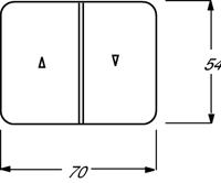 Busch-Jaeger Afdekking Jaloezie-schakelaar Titaan 2CKA001751A2842 - thumbnail
