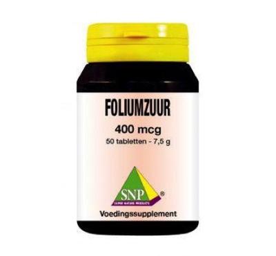 SNP Foliumzuur 400 mcg 50 Tabletten