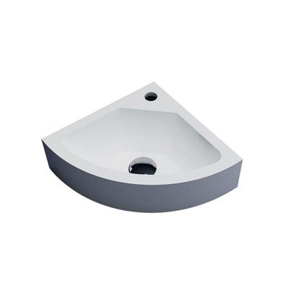 Fontein Sanilux Corner 30x30x10 cm Solid Surface Wit Sanilux