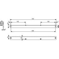 dormakaba hoekconsole - t.b.v. glijarm G-N Contur - zilver - thumbnail