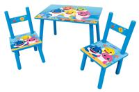 Set met kindertafel en stoelen Fun House BABY SHARK - thumbnail