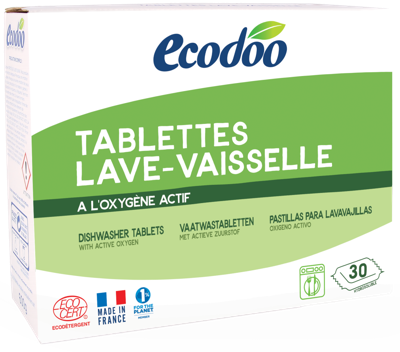Ecodoo Vaatwasmachine tablets bio 30 Stuks