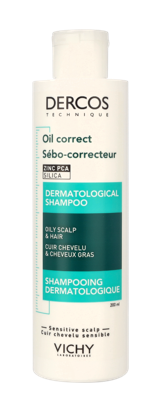 Vichy Dercos Oil-Correct Dermatological Shampoo 200 ml