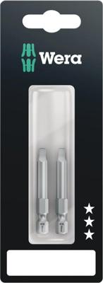 Wera 868/4 Z SB Binnenvierkant Bits, # 2 x 50 mm, 2-delig - 05073077001 Wera 868/4 Z SB Binnenvierkant Bits, # 2 x 50 mm, 2-delig - 05073077001
