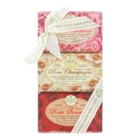 Nesti Dante geschenkset zeep rosa 3x150gr. - thumbnail