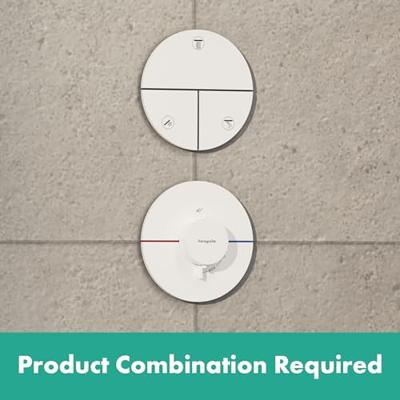 Hansgrohe ShowerSelect Comfort S thermostaat inbouw, mat wit Hansgrohe ShowerSelect Comfort S thermostaat inbouw, mat wit
