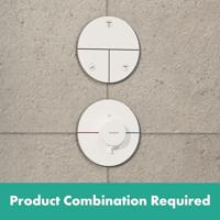 Hansgrohe ShowerSelect Comfort S stopkraan inbouw voor 3 functies, mat wit - thumbnail