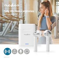 Volledig Draadloze Oordopjes - Bluetooth - Maximale batterijduur: 2.5 uur - Drukbediening - Charging case - Ingebouwde microfoon - Ondersteuning voor spraakbesturing - Wit - thumbnail